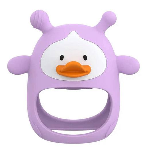 Duck Silicone Teething Mitten