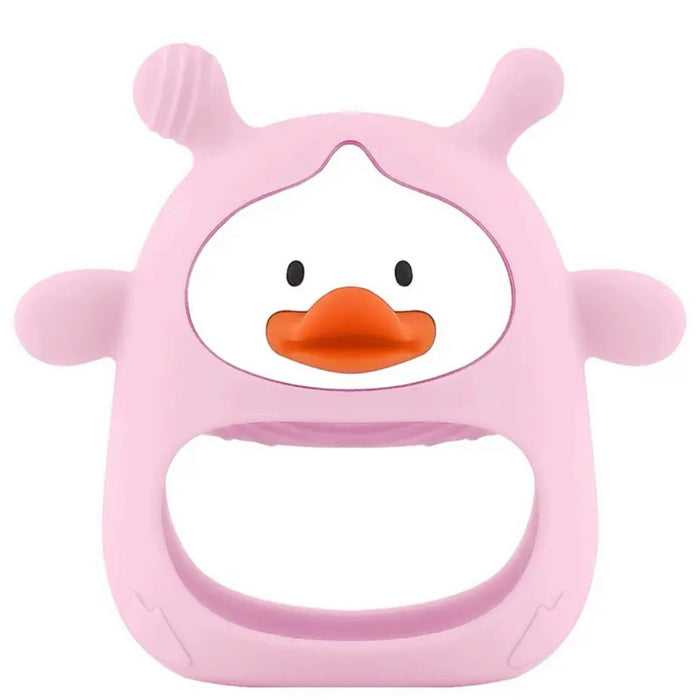 Duck Silicone Teething Mitten