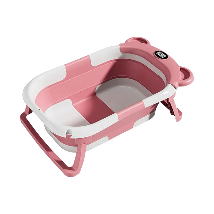 Foldable Baby Bathtub with Temperature Display